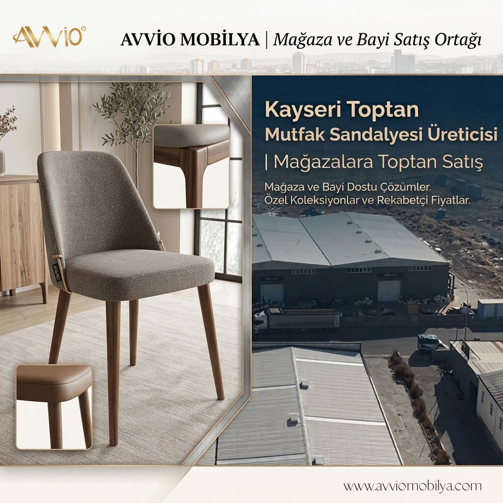 Kayseri Toptan Mutfak Sandalyesi Üreticisi | Mağazalara Toptan Satış