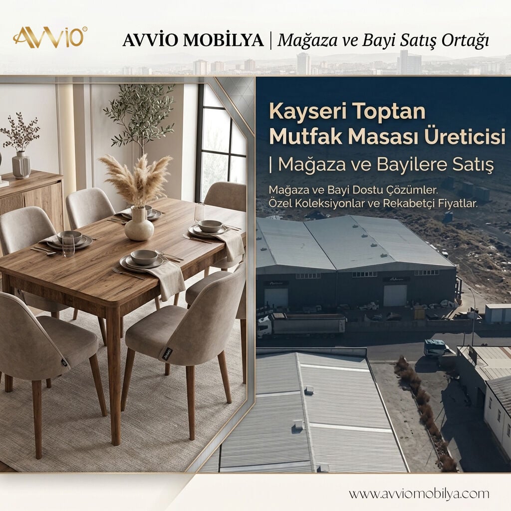 Kayseri Toptan Mutfak Masası Üreticisi | Mağaza ve Bayilere Satış