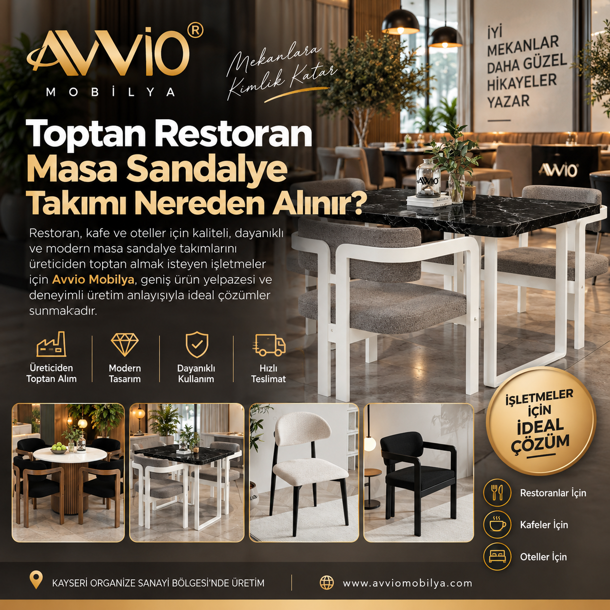 Toptan Restoran Masa Sandalye Takımı Nereden Alınır?