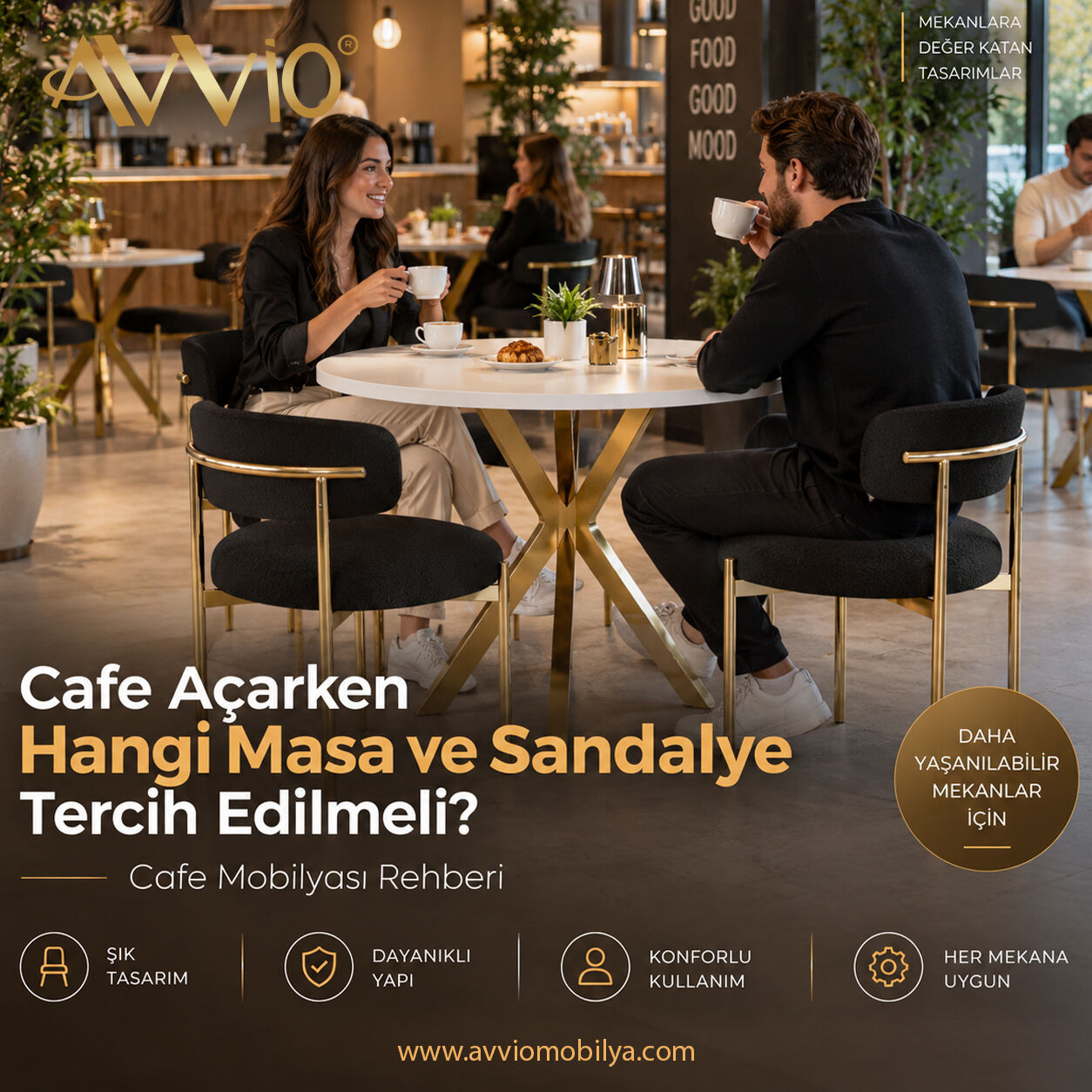 Cafe Açarken Hangi Masa ve Sandalye Tercih Edilmeli? | Cafe Mobilyası Rehberi