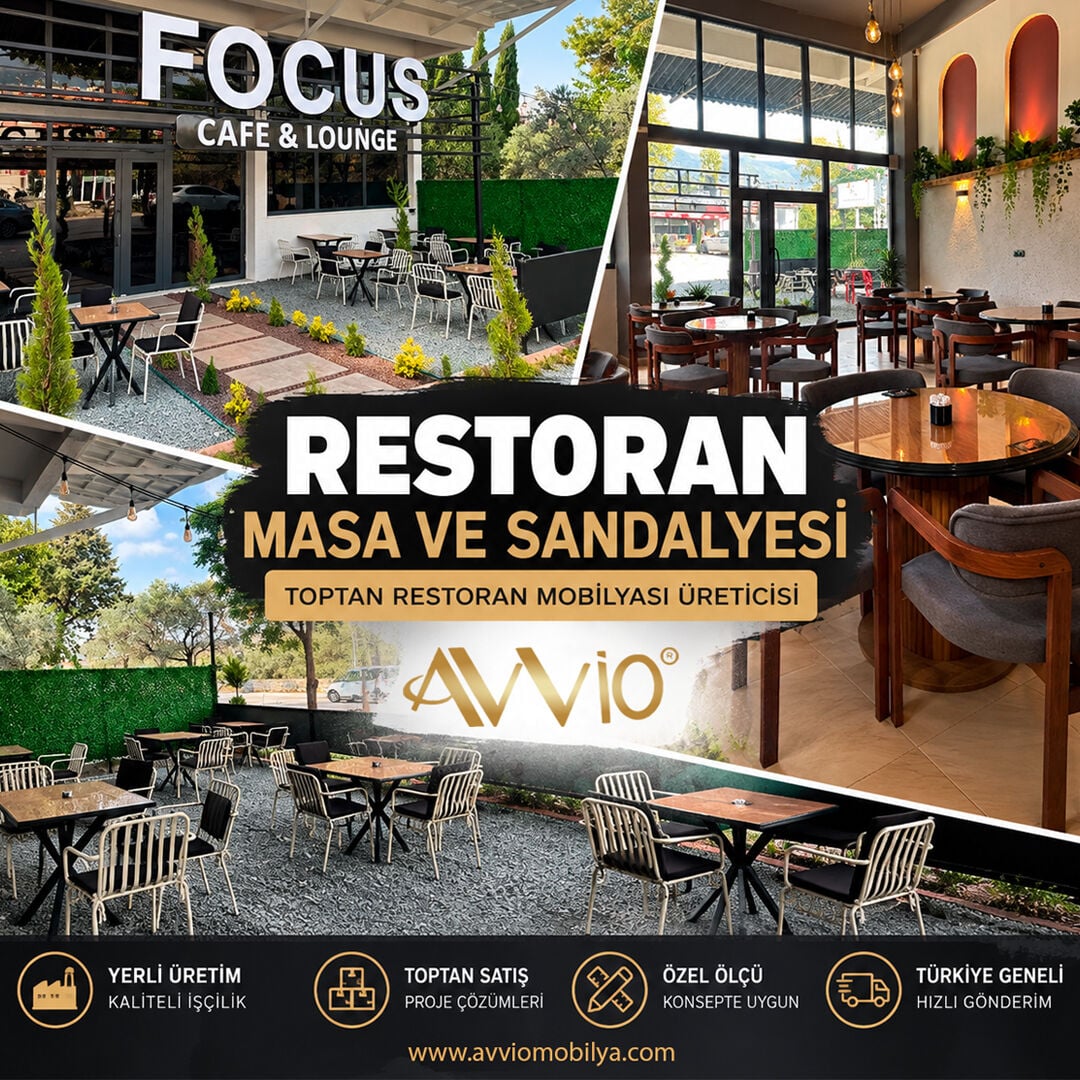 Restoran Masa ve Sandalyesi | Toptan Restoran Mobilyası Üreticisi