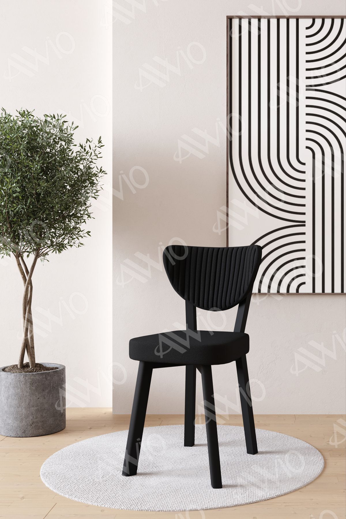 Elma Mutfak Sandalyesi Yemek Odası Bahçe Balkon Otel Restoran Kafe Sandalyesi