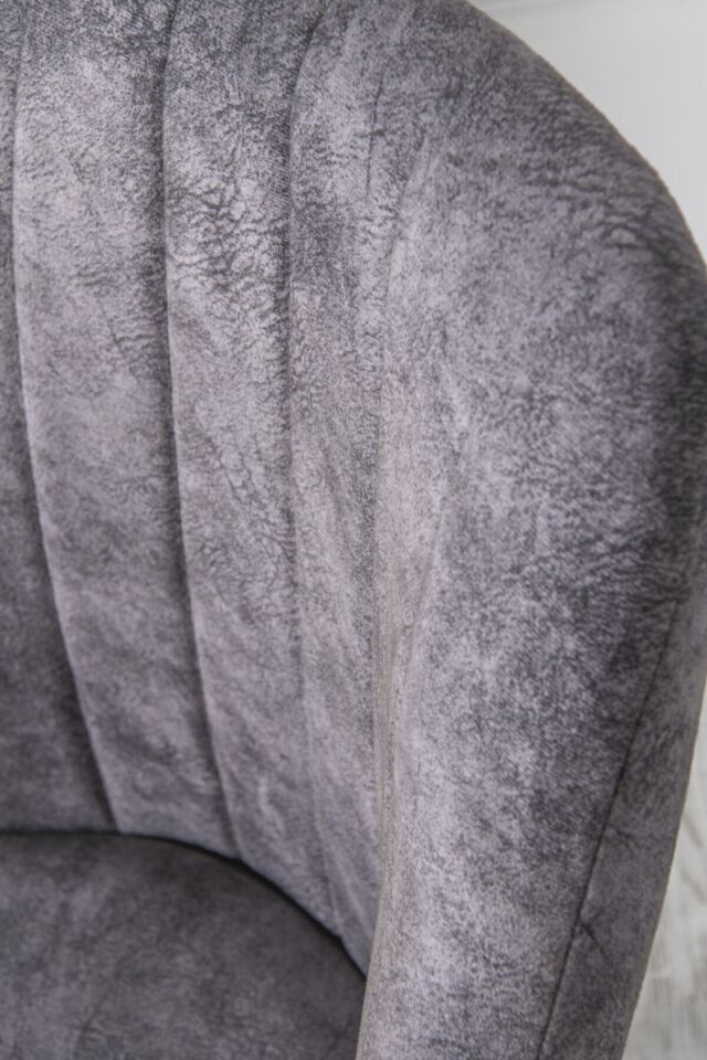 Erva Ceviz Ayaklı Gold Sandalye Krem