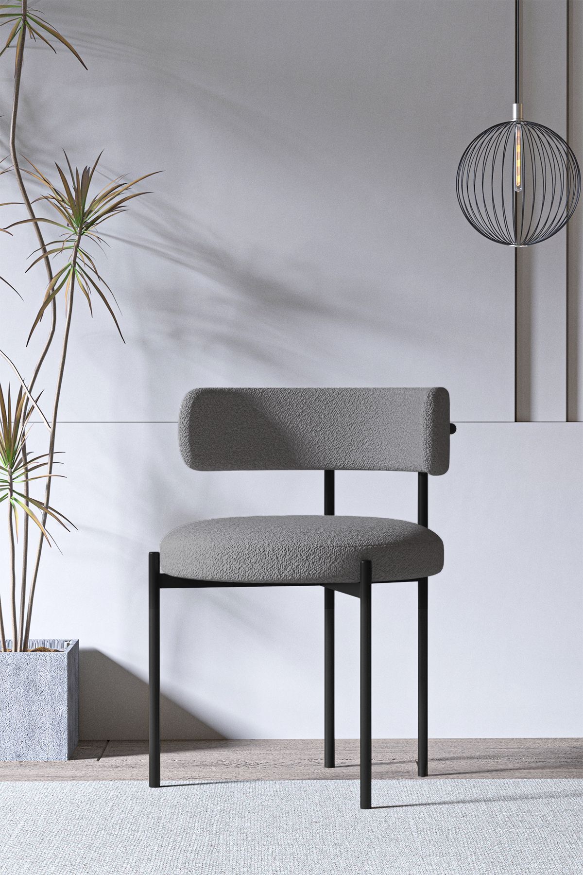 Angel Rolls Yemek Odası Sandalyesi Mutfak Sandalyesi (TEDDY SANDALYE)