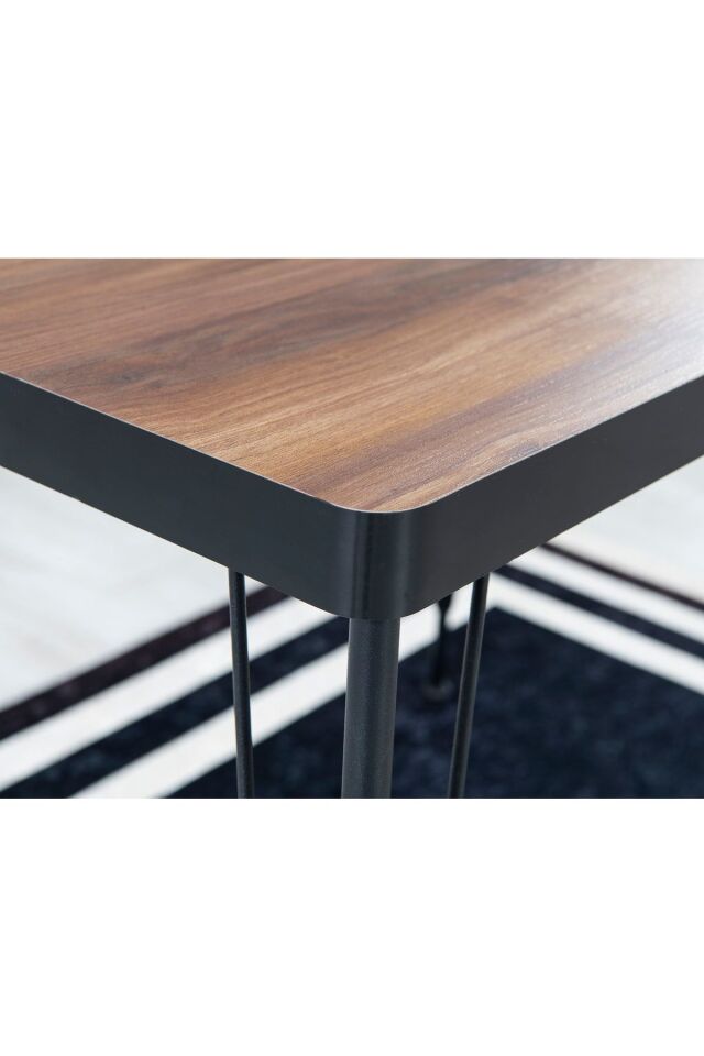 Avvio 60x90 Tekir 2 Kişilik Yemek Masası Takımı-mutfak Masası Takımı-ceviz