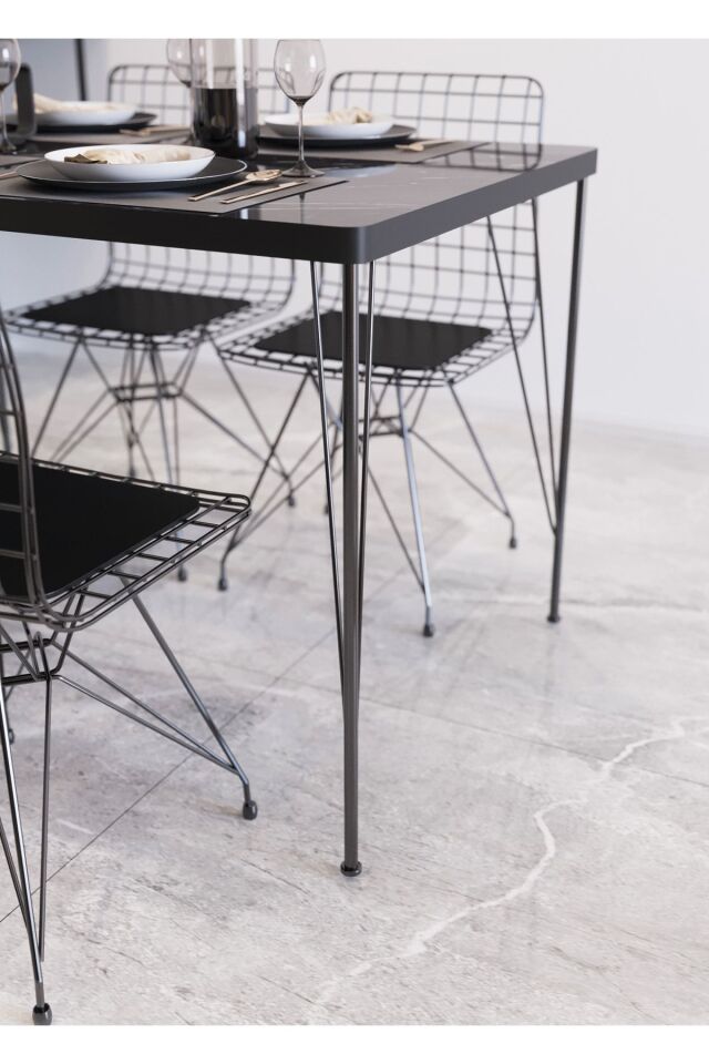 70x110 Sude 4 Kişilik Yemek Masası Takımı-mutfak Masası Takımı