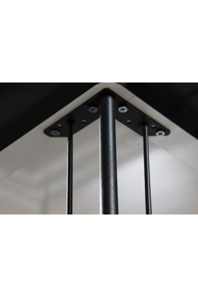 Avvio 80x120 Mera 4 Kişilik Yemek Masası Takımı Mutfak Masası Takımı Beyaz Oval Kenar