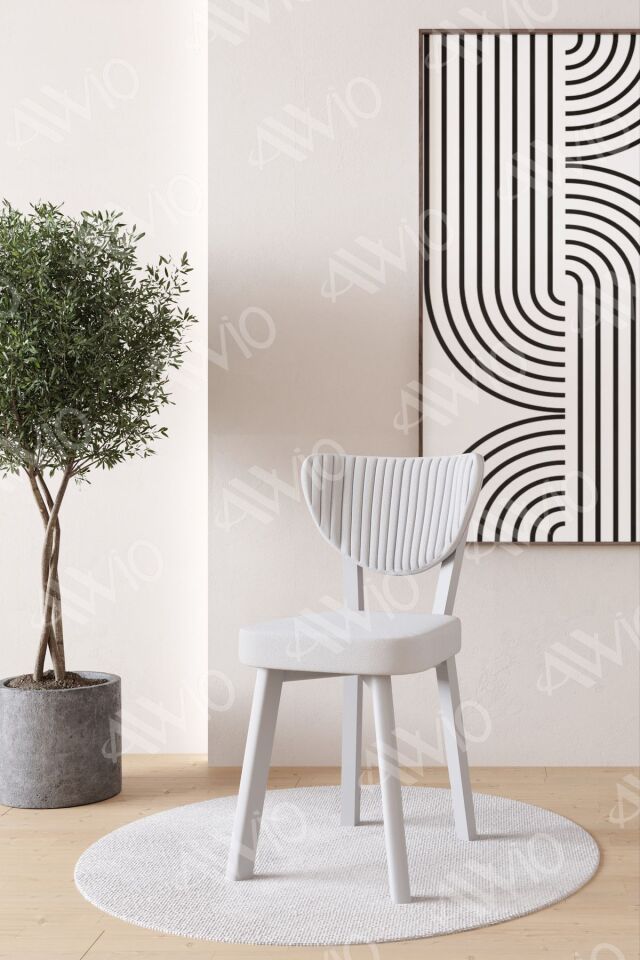 Parla Beyaz Elma Sandalye 80x120 Yemek Masası Mutfak Masası 4 Kişilik Masa Sandalye Takımı