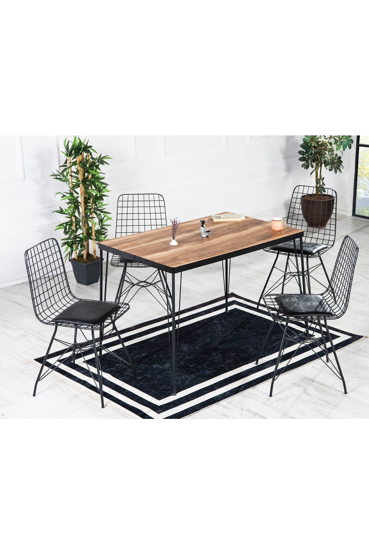 70x110 Sude Mutfak Masa Takımı-yemek Masa Takımı