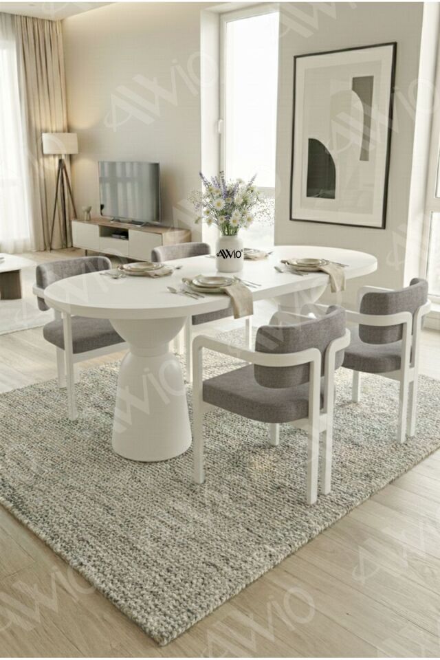 Bolivya Serisi Vazo Ayak Bohem 4 'lü Metal Tokyo Demonte Sandalye 80x140 Masa Sandalye Takımı