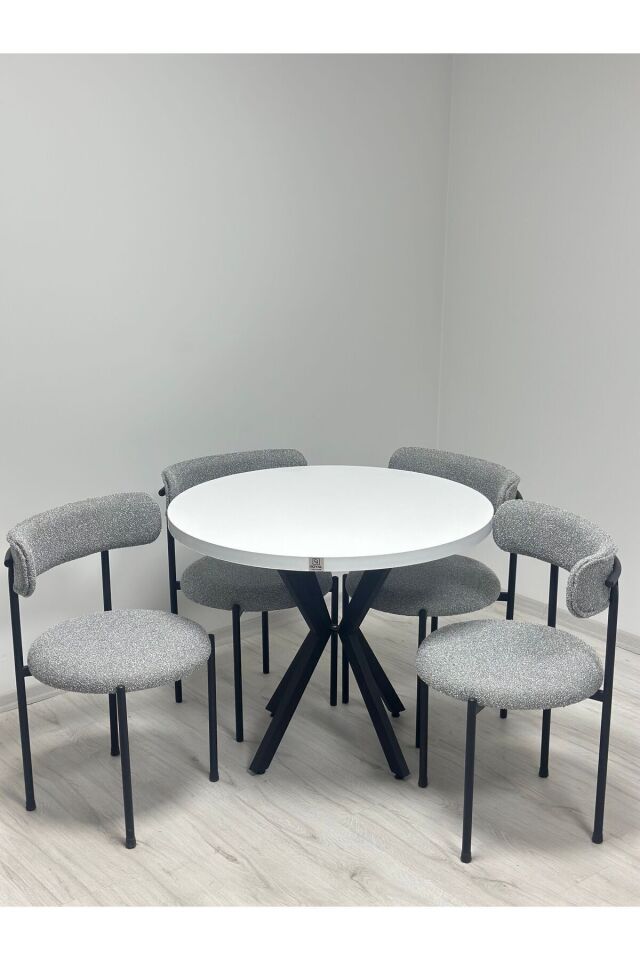 Elısa 4 Kişilik Masa Sandalye Tedy12
