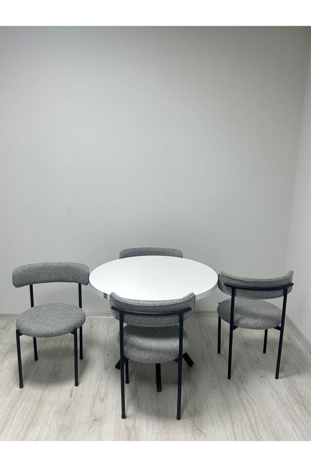 Elısa 4 Kişilik Masa Sandalye Tedy12