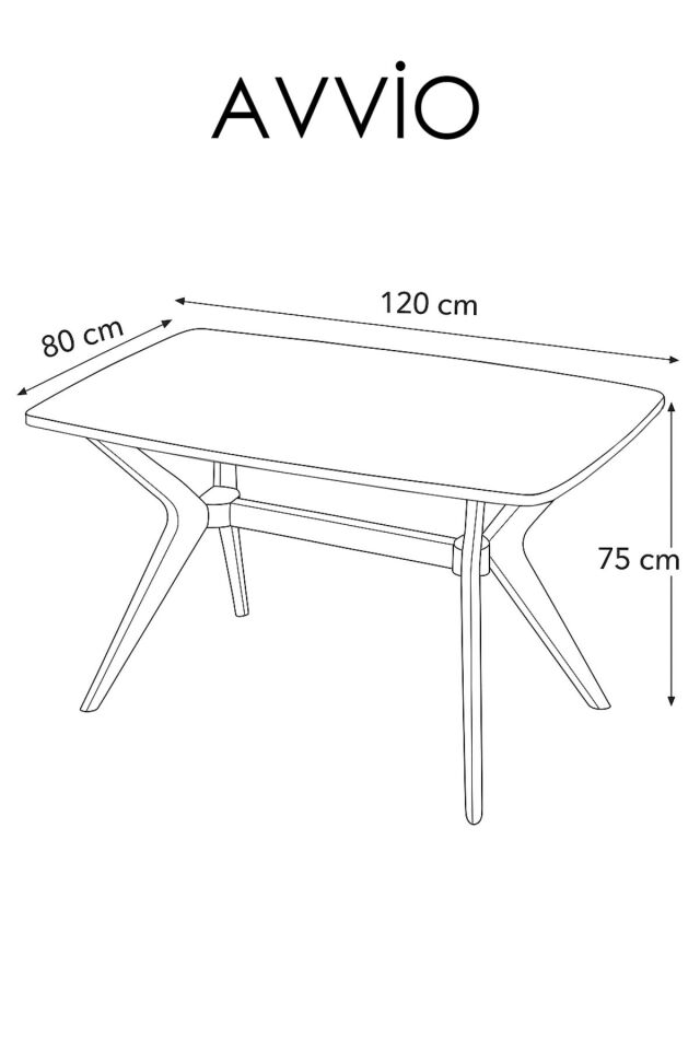 Merlin Serisi Teddy Sandalye 80x120 Yemek Masası Mutfak Masası 4 Kişilik Masa Sandalye Takımı