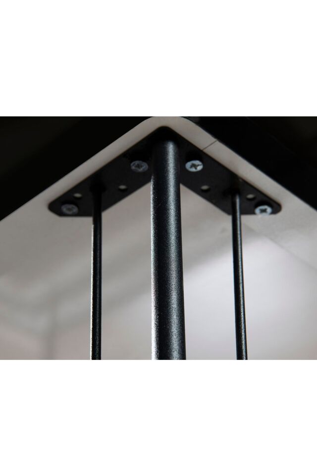 Avvio 60x90 Tekir 2 Kişilik Yemek Masası Takımı-mutfak Masası Takımı-ceviz AKÇAAĞAÇ-SİYAH - 60X90