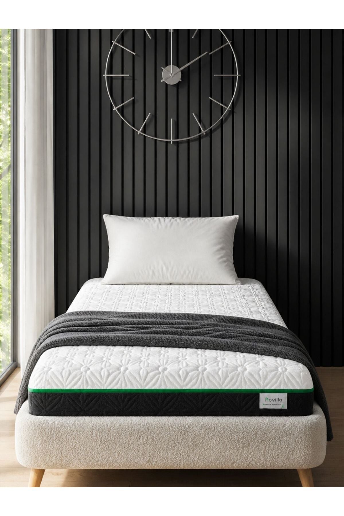 Empoly Green Serisi 160x200 Çift Kişilik Full Ortopedik Yaysız Sünger Yatak